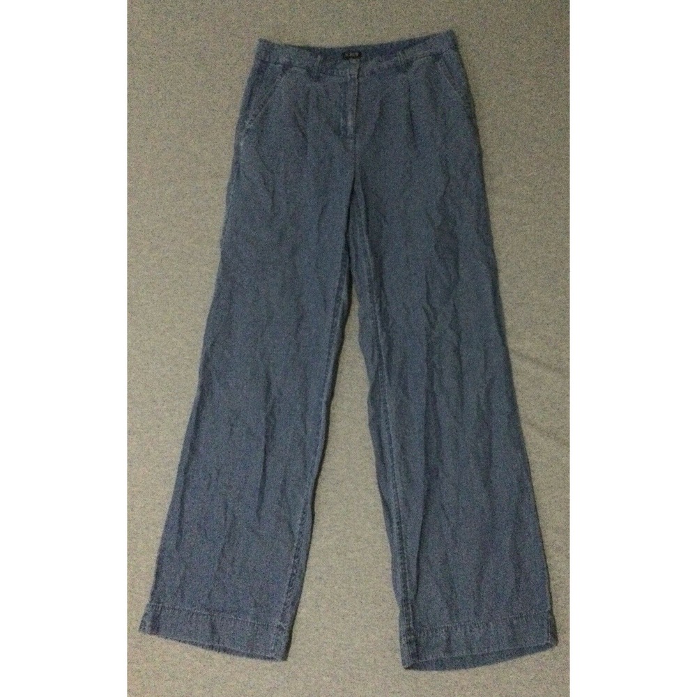 J. Crew Blue Reimagined Cotton blend Chinos sz 0 spring
